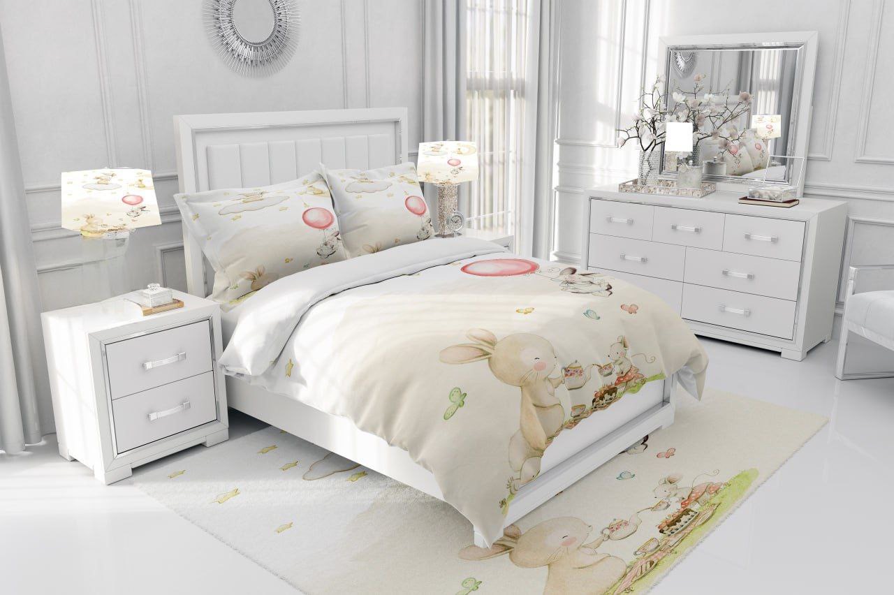 روتختی سه بعدی کودک طرح خرگوش