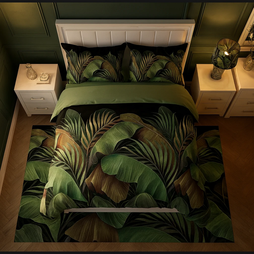 روتختی طرح برگ‌های استوایی